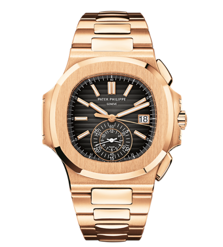 replica Patek Philippe - 5980/1R-001 Nautilus 5980 Rose Gold / Black watch