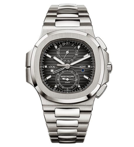 replica Patek Philippe - 5990/1A-001 Nautilus Travel Time Stainless Steel / Black watch