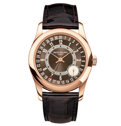 replica Patek Philippe - 6000R-001 Calatrava 6000 Red Gold / Brown watch