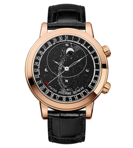 replica Patek Philippe - 6102R-001 Celestial 6102 Rose Gold / Black watch