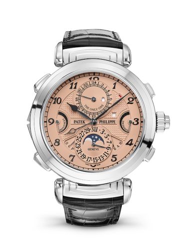 replica Patek Philippe - 6300A-010 Grandmaster Chime 6300 Stainless Steel / Salmon watch - Click Image to Close
