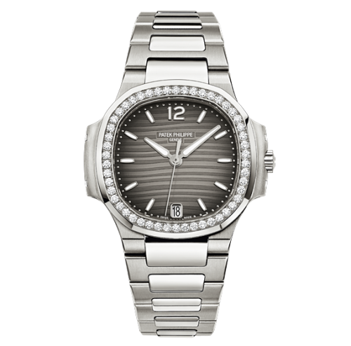 replica Patek Philippe - 7018/1A-011 Nautilus 7018 Stainless Steel / Gray watch - Click Image to Close
