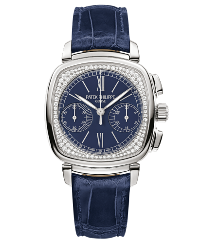 replica Patek Philippe - 7071G-011 Chronograph 7071 White Gold Blue watch