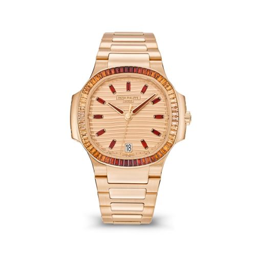 replica Patek Philippe - 7118/1300R-001 Nautilus 7118 Rose Gold / Spessartite watch
