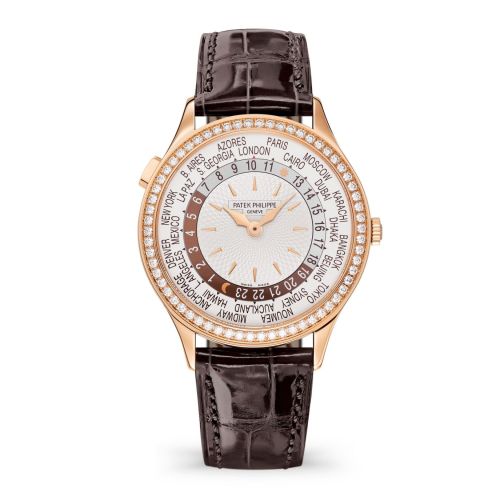 replica Patek Philippe - 7130R-013 World Time 7130 Rose Gold / Silver / Beijing watch