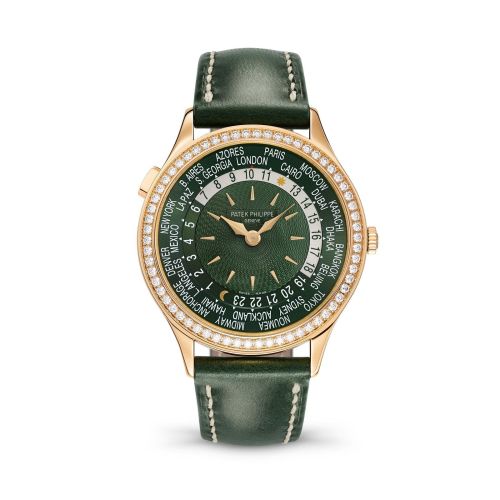 replica Patek Philippe - 7130R-014 World Time 7130 White Gold / Blue watch