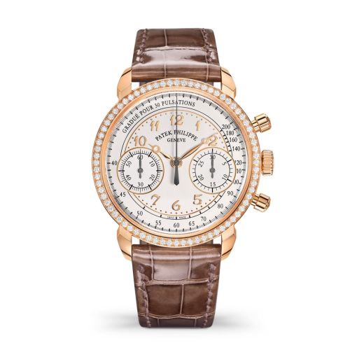 replica Patek Philippe - 7150/250R-001 Chronograph 7150 Rose Gold / Silver watch