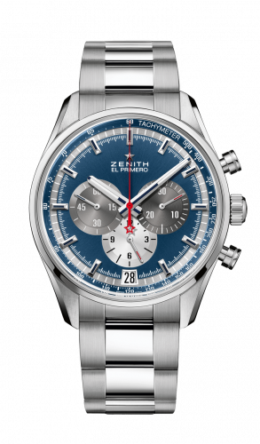 replica Zenith - 03.2040.400/53.M2040 El Primero Chronomaster 42 Stainless Steel / Blue / Bracelet watch