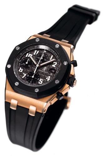 Replica Audemars Piguet - 25940OK.OO.D002CA.01 Royal Oak OffShore 25940 Chronograph Rubberclad Pink Gold watch - Click Image to Close