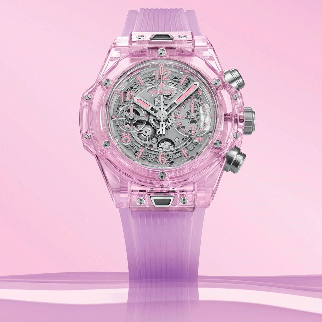 replica hublot Big Bang Unico Pink Sapphire watch 441.JP.4890.RT - Click Image to Close