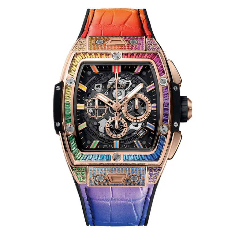 replica hublot Spirit of Big Bang King Gold Rainbow 42mm watch 642.OX.0118.LR.0999