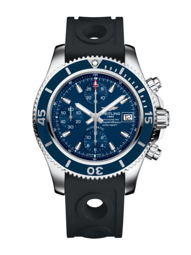 Fake breitling watch - A13311D1/C971/225S/A18S.1 Superocean Chronograph 42 Stainless Steel / Blue / Rubber / Pin