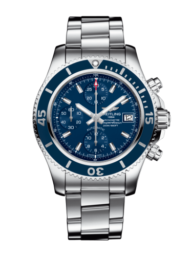 Fake breitling watch - A13311D11C1A1 Superocean Chronograph 42 Stainless Steel / Blue / Bracelet