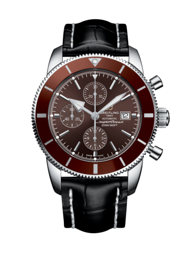 Breitling watch replica - A1331233/Q616/760P/A20BA.1 Superocean Heritage II 46 Chronograph Stainless Steel / Bronze / Bronze / Croco / Pin - Click Image to Close