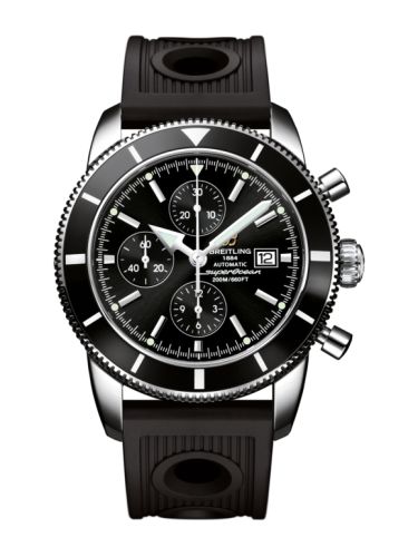 Breitling watch replica - A1332024.B908.201S Superocean Heritage 46 Chronograph Stainless Steel / Black / Black / Rubber