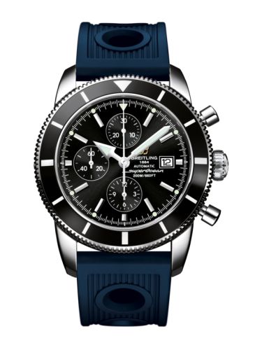 Breitling watch replica - A1332024.B908.205S Superocean Heritage 46 Chronograph Stainless Steel / Black / Black / Rubber
