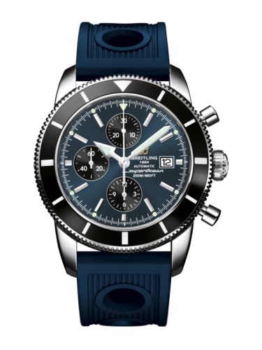 Breitling watch replica - A1332024.C817.441X Superocean Heritage 46 Chronograph Stainless Steel / Black / Gun Blue / Calf
