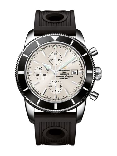 Breitling watch replica - A1332024.G698.201S Superocean Heritage 46 Chronograph Stainless Steel / Black / Stratus Silver / Rubber
