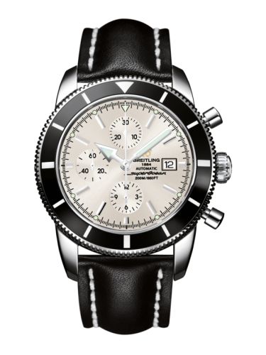 Breitling watch replica - A1332024.G698.441X Superocean Heritage 46 Chronograph Stainless Steel / Black / Stratus Silver / Calf