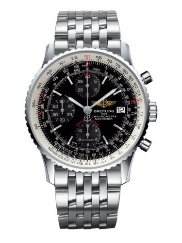 best replica Breitling - A1332412.BF27.451A Navitimer Heritage Stainless Steel / Black / Bracelet watch - Click Image to Close