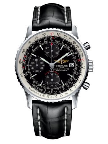 best replica Breitling - A1332412.BF27.743P Navitimer Heritage Stainless Steel / Black / Croco watch