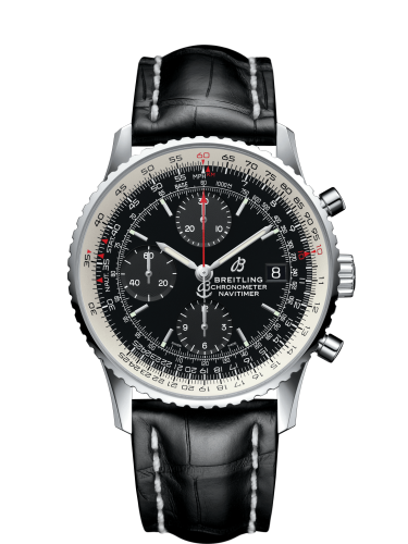 best replica Breitling - A13324121B1P1 Navitimer 1 Chronograph 41 Stainless Steel / Black / Black Croco / Pin watch