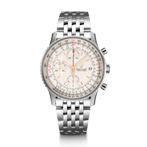 best replica Breitling - A13324121G1A1 Navitimer 1 Chronograph 41 Stainless Steel / Silver / Bracelet watch - Click Image to Close