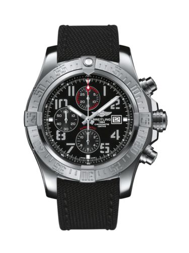 replica Breitling - A1337111/BC28/104W/A20BA.1 Super Avenger II Stainless Steel / Volcano Black / Military / Pin watch