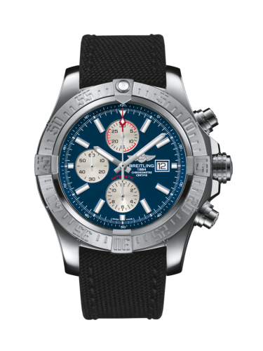 replica Breitling - A1337111/C871/104W/A20BA.1 Super Avenger II Stainless Steel / Mariner Blue / Military / Pin watch