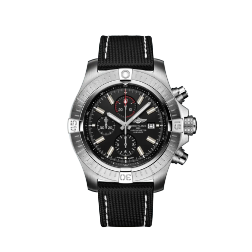 replica Breitling - A13375101B1X2 Avenger Chronograph 48 Stainless Steel / Black / Military / Folding watch