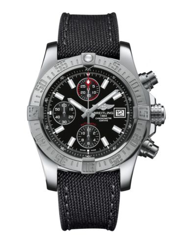 replica Breitling - A13381111B1W1 Avenger II Stainless Steel / Volcano Black / Military / Pin watch - Click Image to Close