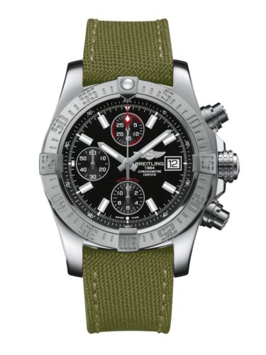 replica Breitling - A1338111.BC32.106W Avenger II Stainless Steel / Volcano Black / Military watch - Click Image to Close