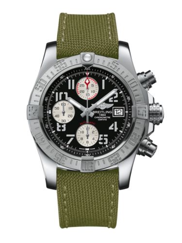 replica Breitling - A1338111.BC33.106W Avenger II Stainless Steel / Volcano Black / Military watch