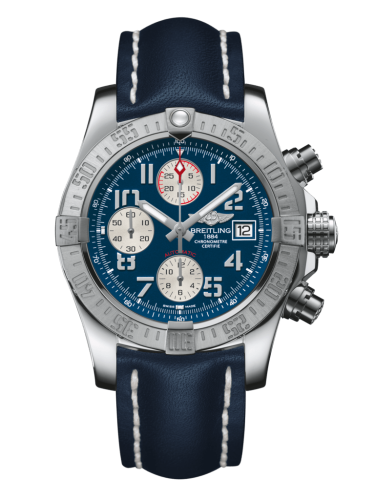 replica Breitling - A1338111/C870/105X/A20BA.1 Avenger II Stainless Steel / Mariner Blue / Calf / Pin watch