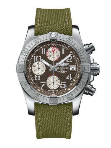 replica Breitling - A1338111/F564/106W/A20BA.1 Avenger II Stainless Steel / Tungsten Gray / Military / Pin watch