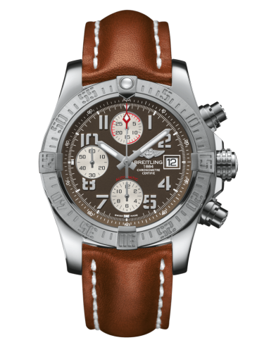 replica Breitling - A1338111/F564/434X/A20D.1 Avenger II Stainless Steel / Tungsten Gray / Calf / Folding watch
