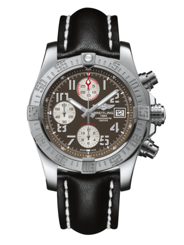 replica Breitling - A1338111/F564/436X/A20D.1 Avenger II Stainless Steel / Tungsten Gray / Calf / Folding watch