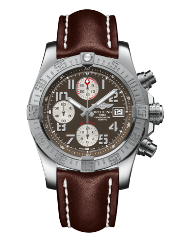 replica Breitling - A1338111/F564/438X/A20D.1 Avenger II Stainless Steel / Tungsten Gray / Calf / Folding watch