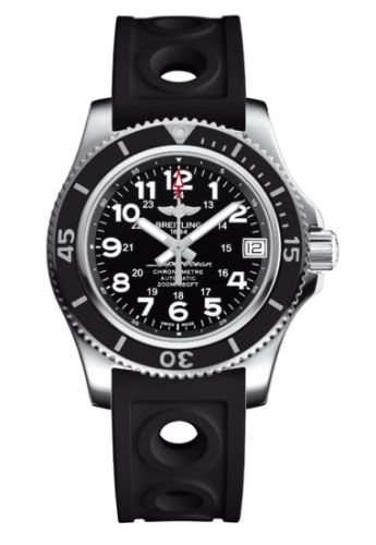Fake breitling watch - A17312C9.BD91.231S Superocean II 36 Black / Rubber