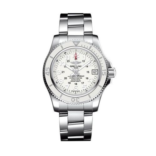 Fake breitling watch - A17312D2/A775/179A Superocean II 36 White / Bracelet - Click Image to Close