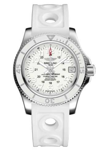 Fake breitling watch - A17312D2/A775/230S/A16S.1 Superocean II 36 White Pro III - Click Image to Close