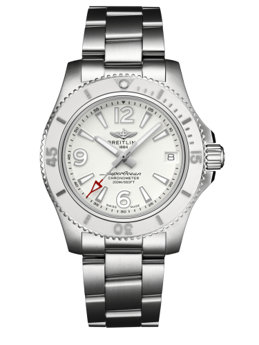 Fake breitling watch - A17316D21A1A1 Superocean 36 Stainless Steel / White / Bracelet