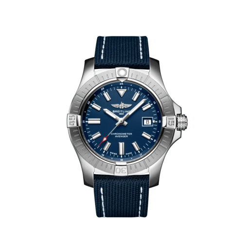 replica Breitling - A17318101C1X2 Avenger Automatic 43 Stainless Steel / Blue / Military / Folding watch