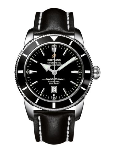 Breitling watch replica - A1732024.B868.441X Superocean Heritage 46 Stainless Steel / Black / Black / Calf