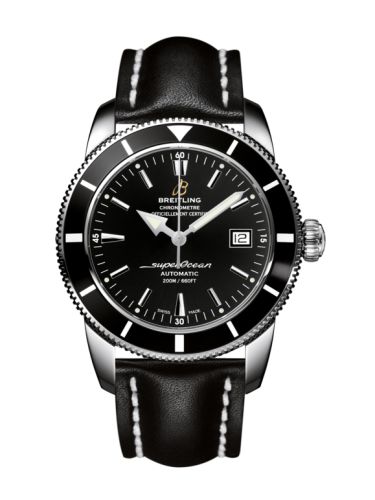 Breitling watch replica - A1732124.BA61.435X Superocean Heritage 42 Stainless Steel / Black / Volcano Black / Calf - Click Image to Close