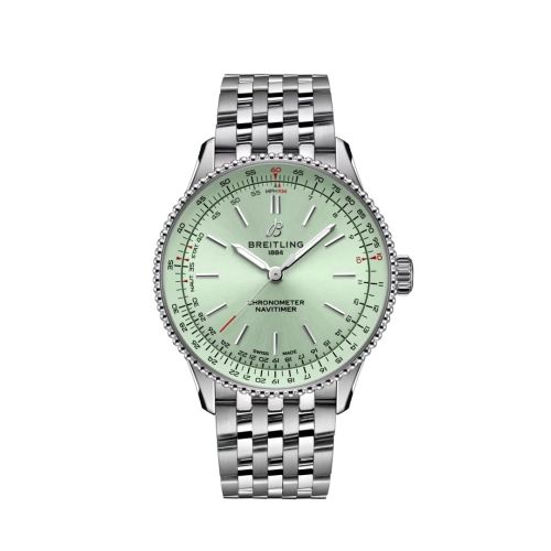 best replica Breitling - A17327361L1A1 Navitimer Automatic 36 Stainless Steel / Mint Green / Bracelet watch