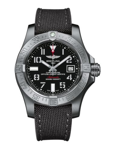 replica Breitling - A1733110/BC31/109W Avenger II Seawolf Stainless Steel / Volcano Black / Military / Pin watch