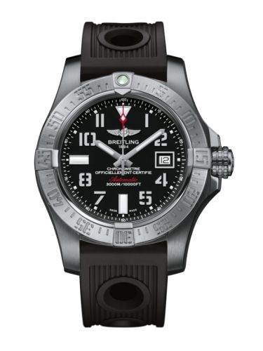 replica Breitling - A1733110/BC31/200S/A20DSA.2 Avenger II Seawolf Stainless Steel / Volcano Black / Rubber / Folding watch