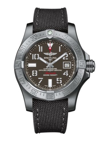 replica Breitling - A1733110/F563/109W/A20BASA.1 Avenger II Seawolf Stainless Steel / Tungsten Gray / Military / Pin watch