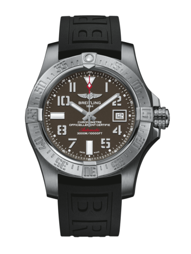 replica Breitling - A1733110/F563/153S/A20DSA.2 Avenger II Seawolf Stainless Steel / Tungsten Gray / Rubber / Folding watch